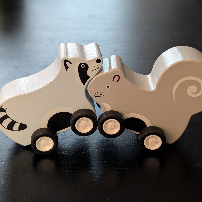 Stuffed squirrel adventure